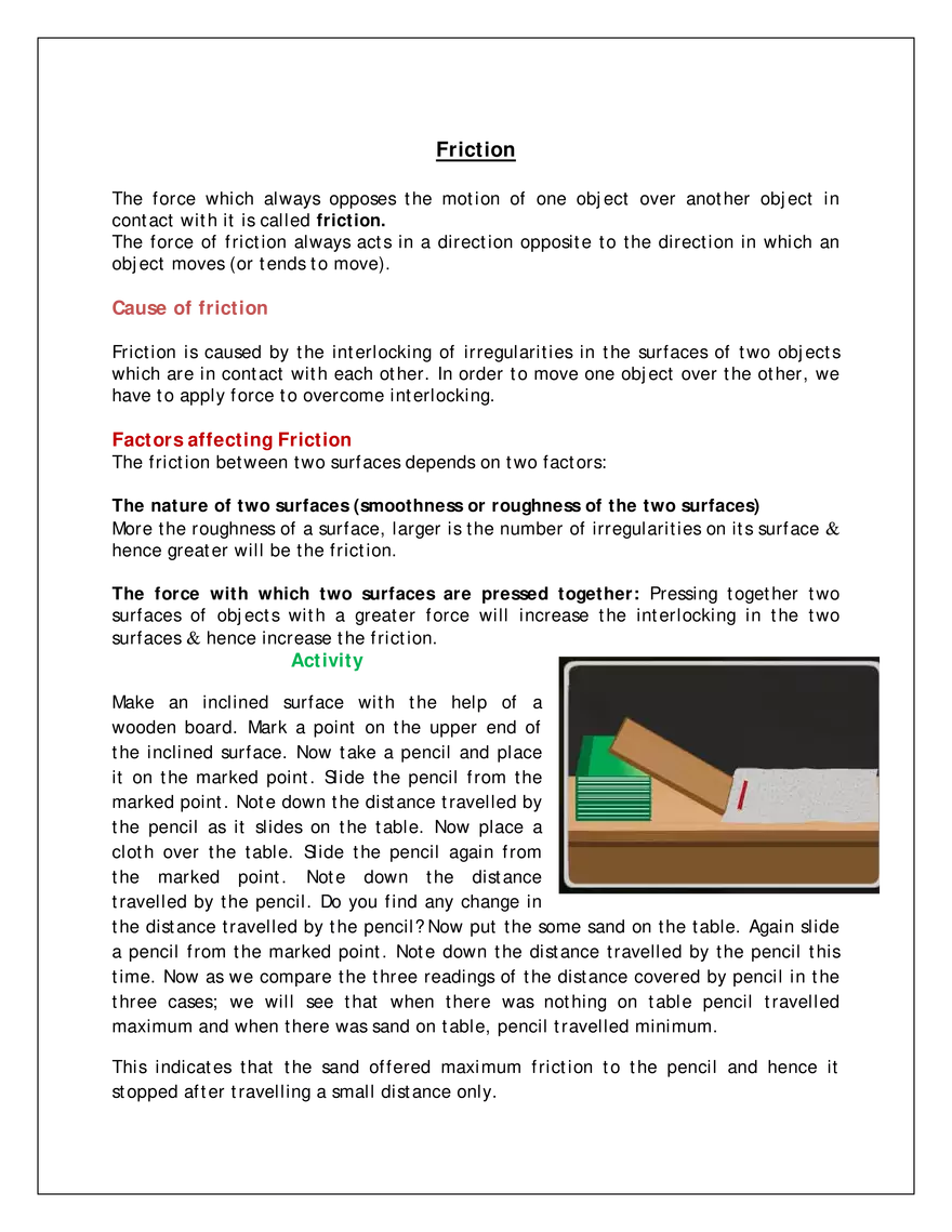 Chapter- 12 Friction - Page 2