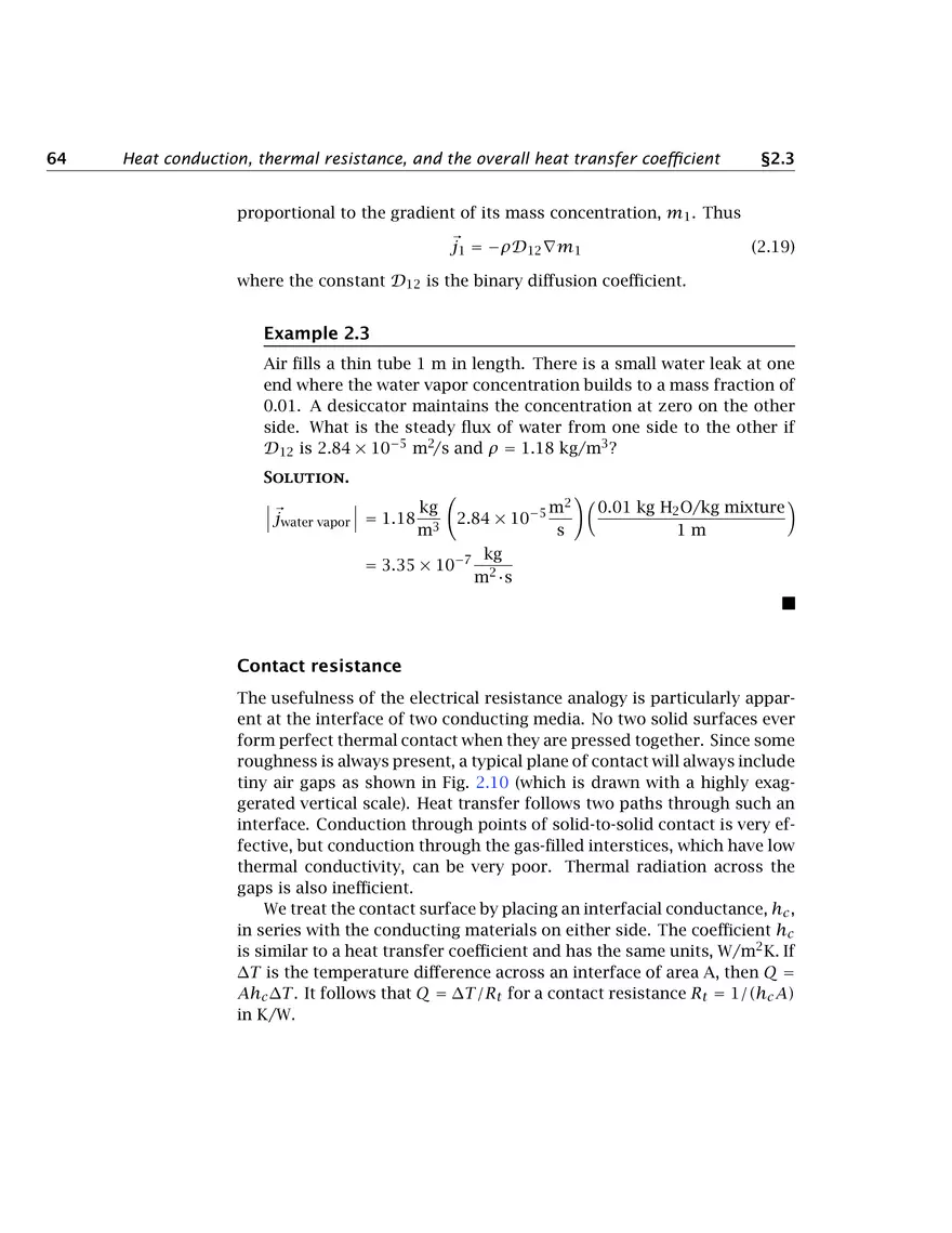 Heat Conduction Concepts, Thermal Resistance, and the Overall Heat Transfer Coefficient - Page 8