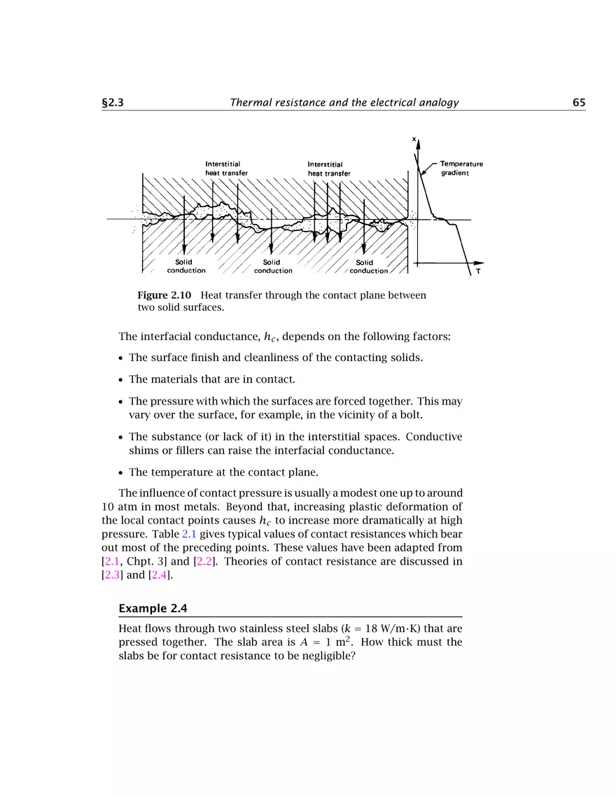 Heat Conduction Concepts, Thermal Resistance, and the Overall Heat Transfer Coefficient - Page 9