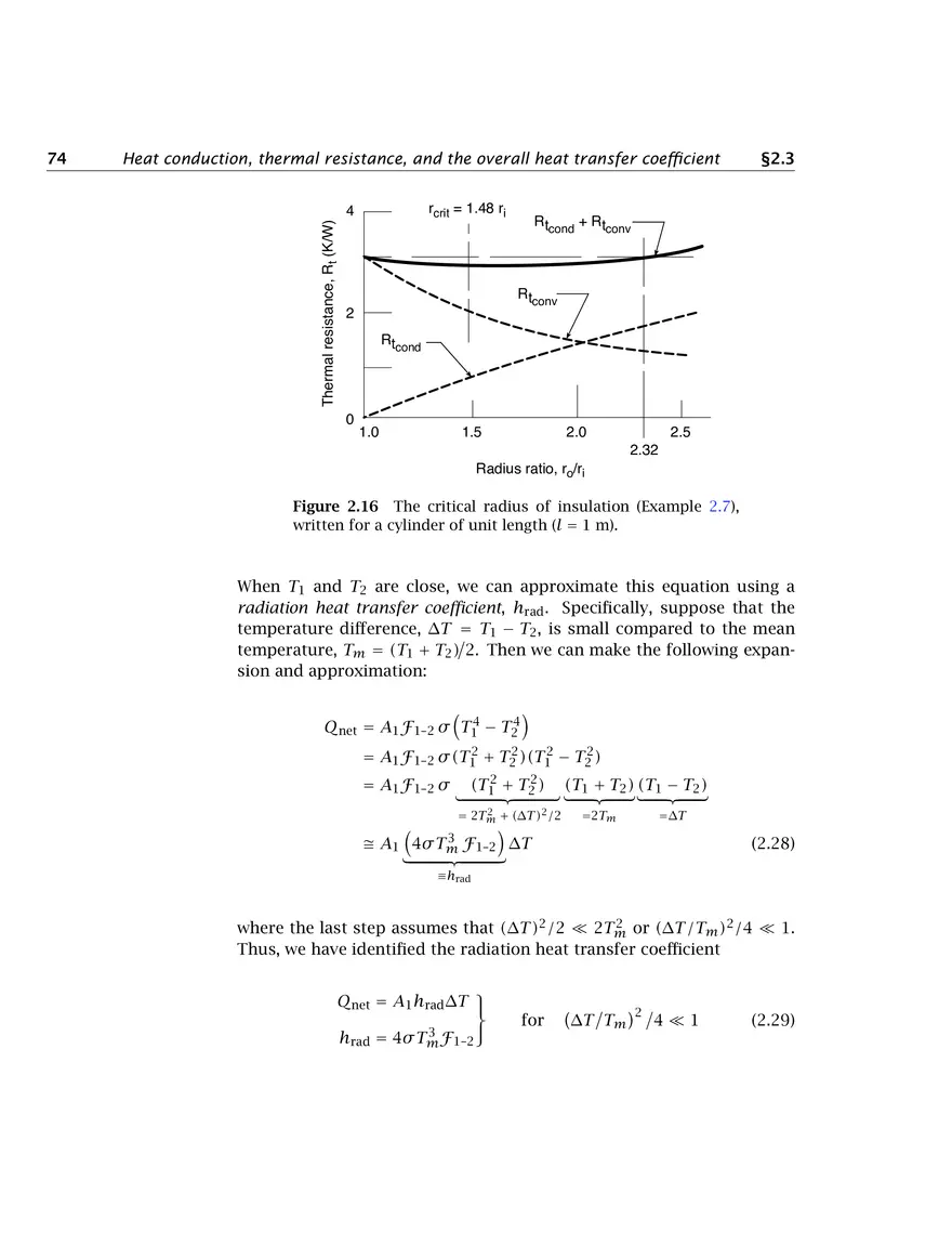 Heat Conduction Concepts, Thermal Resistance, and the Overall Heat Transfer Coefficient - Page 19