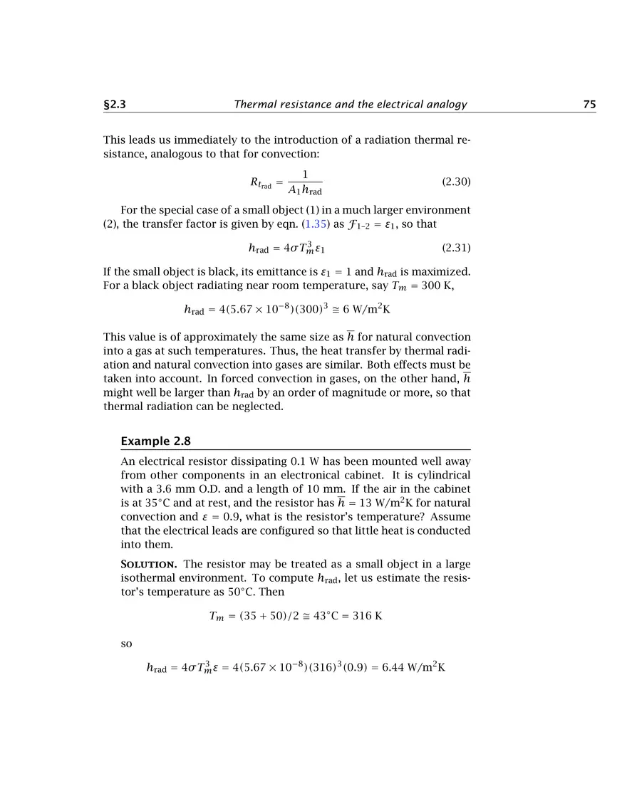 Heat Conduction Concepts, Thermal Resistance, and the Overall Heat Transfer Coefficient - Page 20