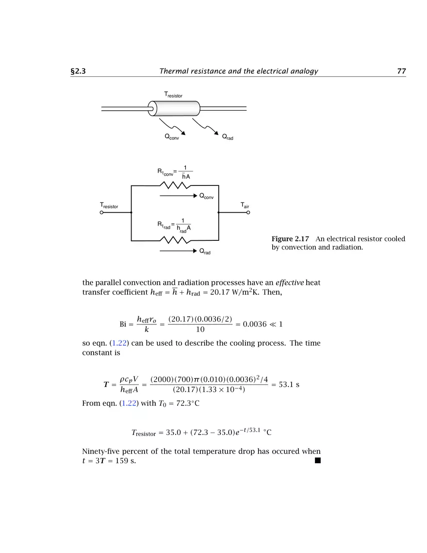 Heat Conduction Concepts, Thermal Resistance, and the Overall Heat Transfer Coefficient - Page 22