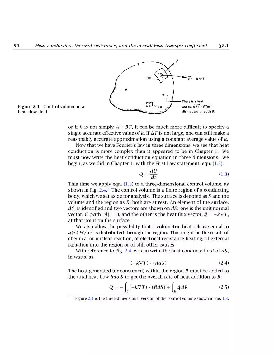 Heat Conduction Concepts, Thermal Resistance, and the Overall Heat Transfer Coefficient - Page 32