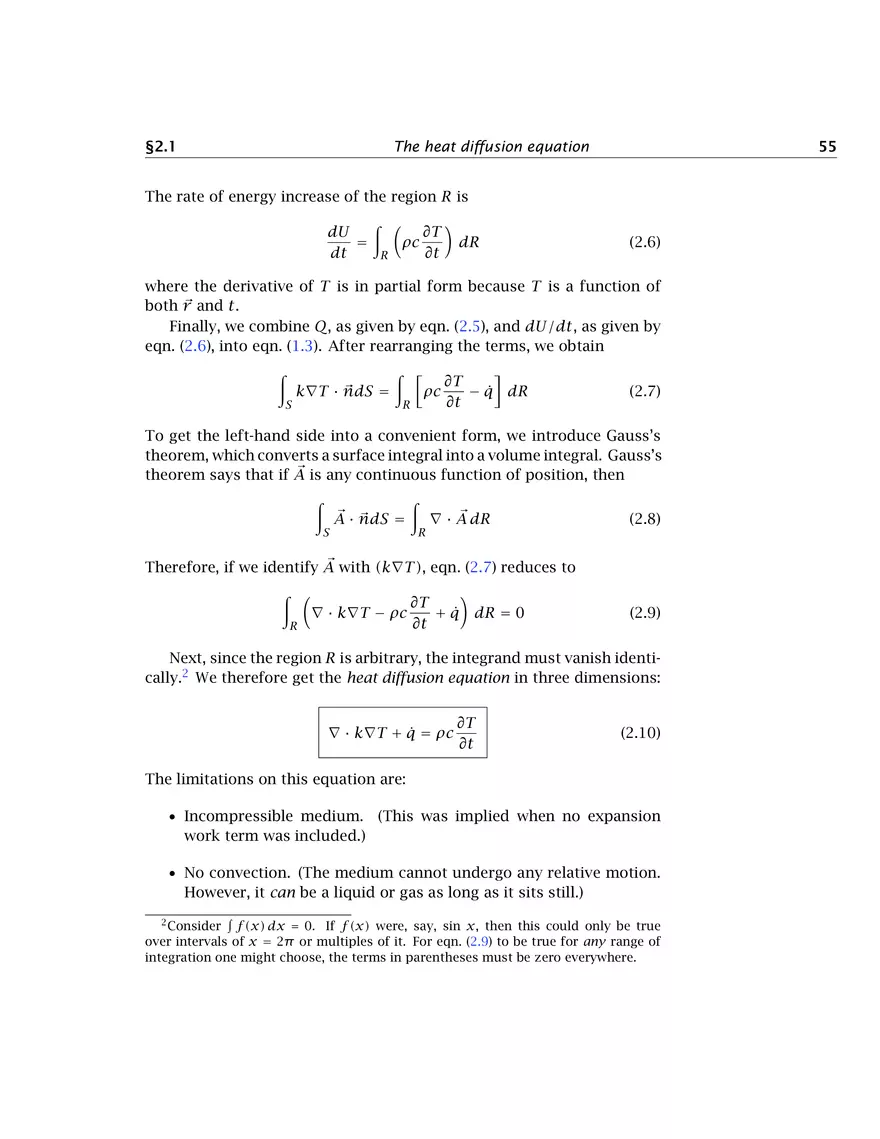 Heat Conduction Concepts, Thermal Resistance, and the Overall Heat Transfer Coefficient - Page 33