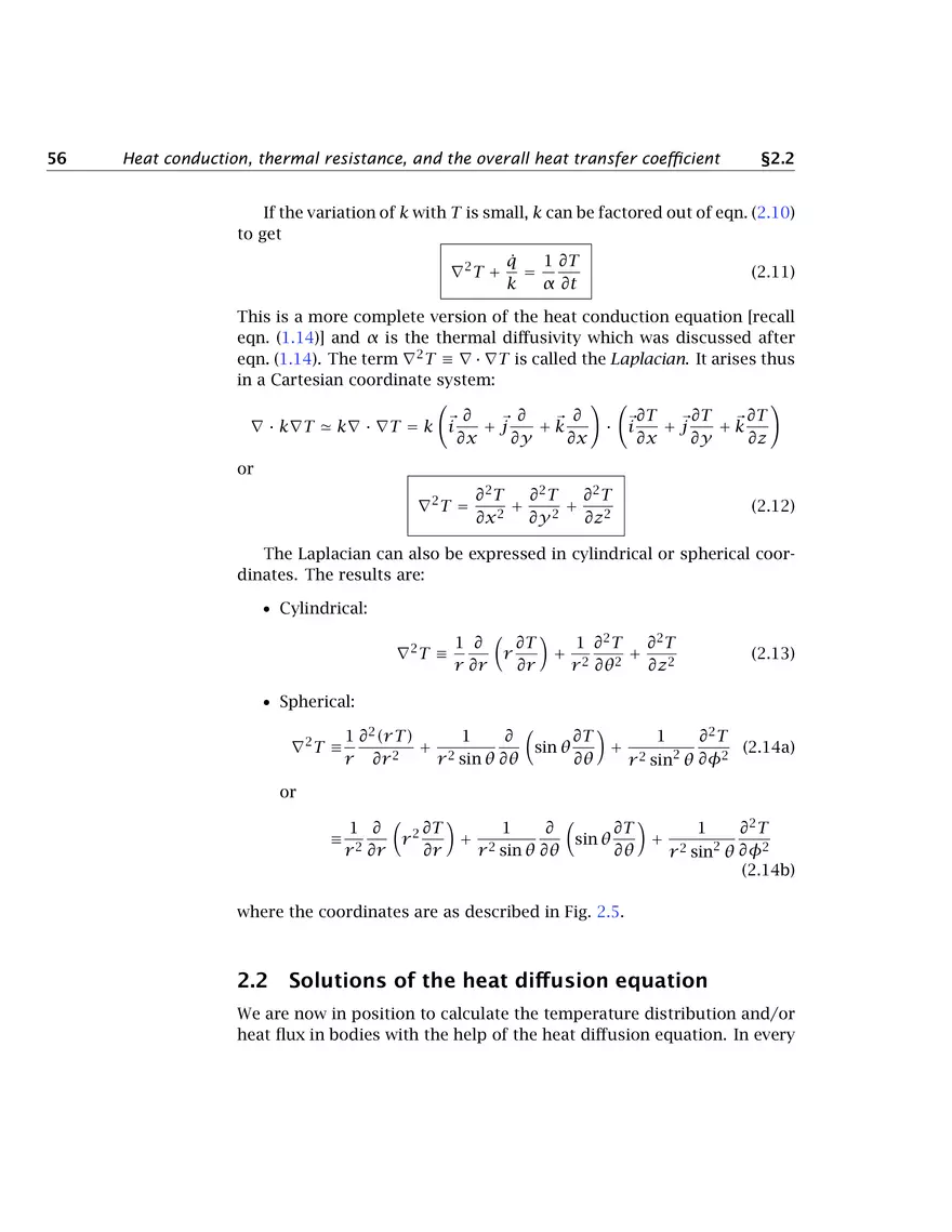 Heat Conduction Concepts, Thermal Resistance, and the Overall Heat Transfer Coefficient - Page 34