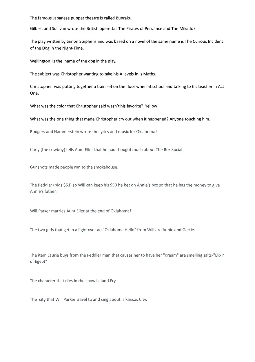 Introduction to Theatre Study Guide Unit 3 Exam - Page 3