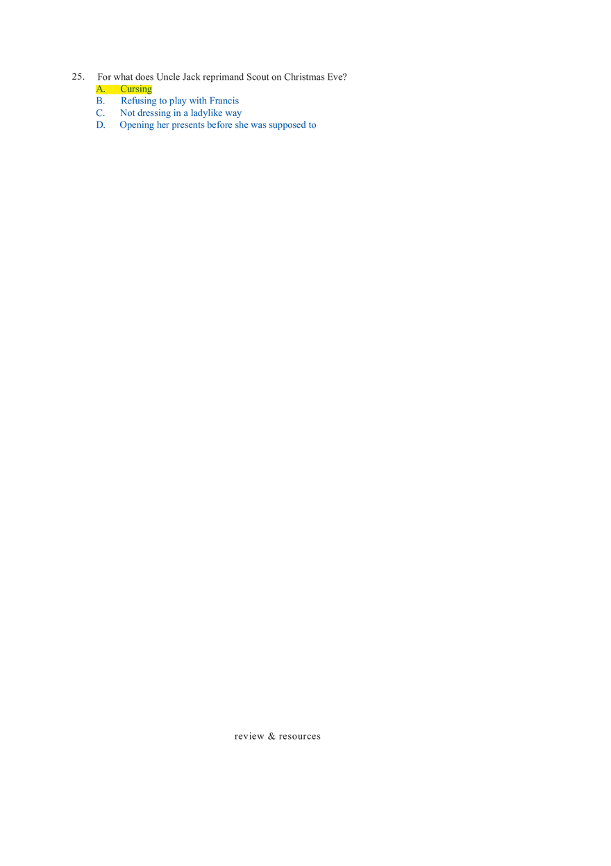 To Kill a Mockingbird Review & Resources - Page 4