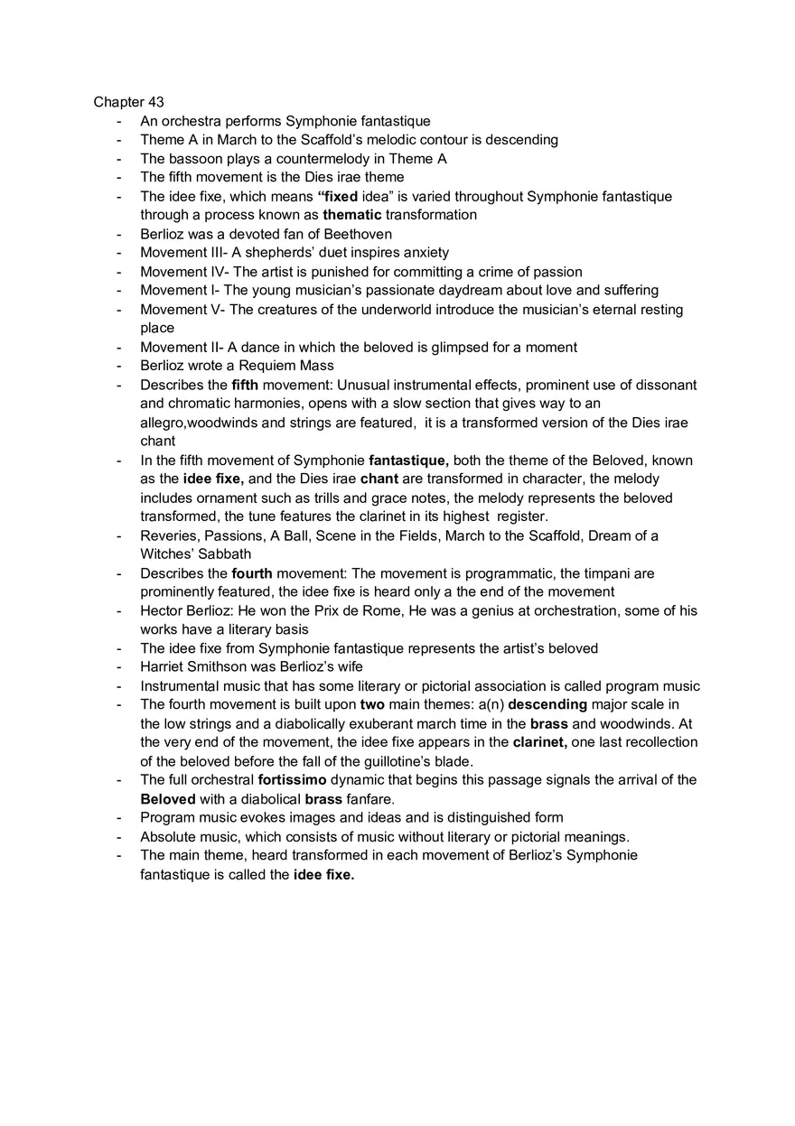 Instrumental Music That Has Some Literary or Pictorial Association is Absolute Music - Page 1