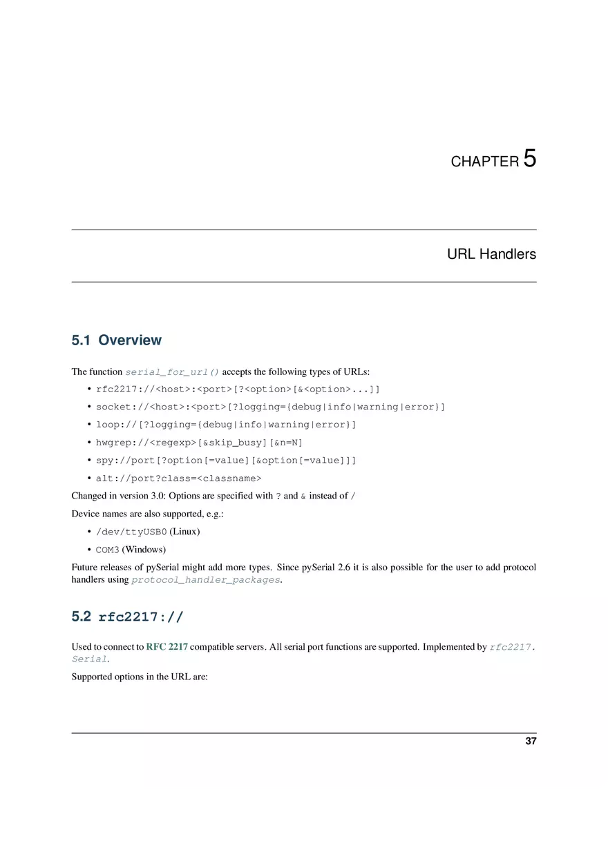 Chapter 5 URL Handlers - Page 1