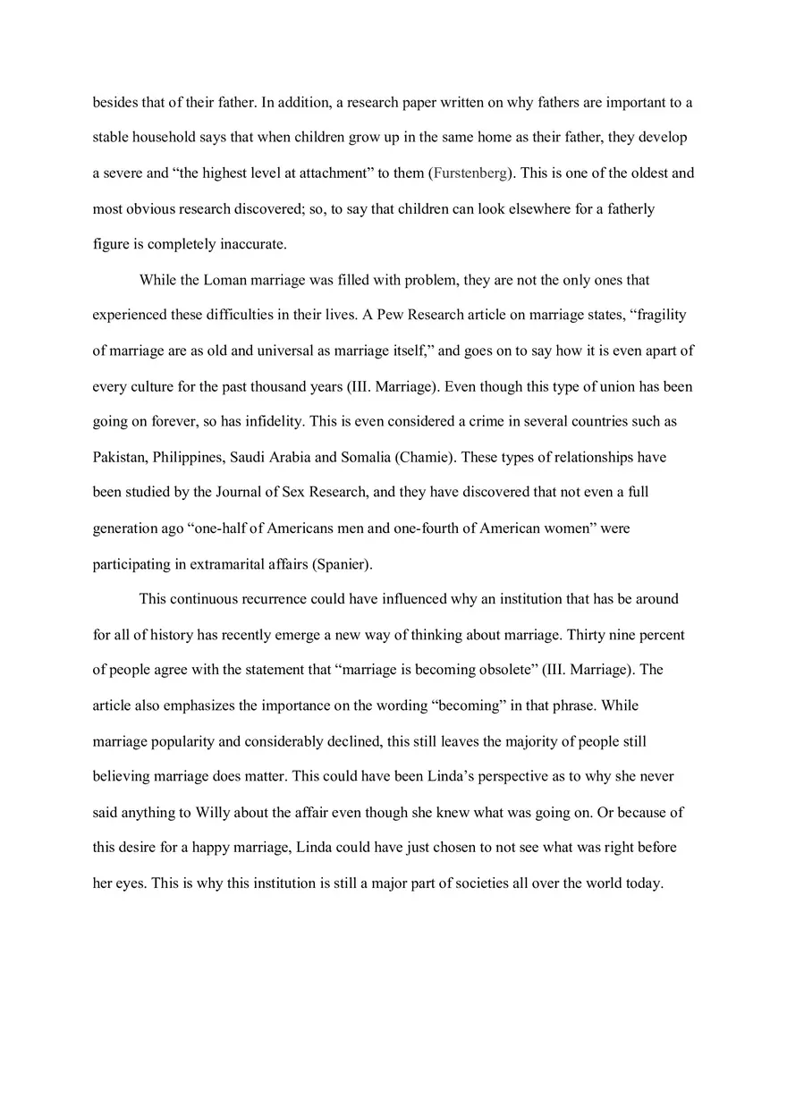 How Infinitely Was the True Downfall in “Death of a Salesman” - Page 5