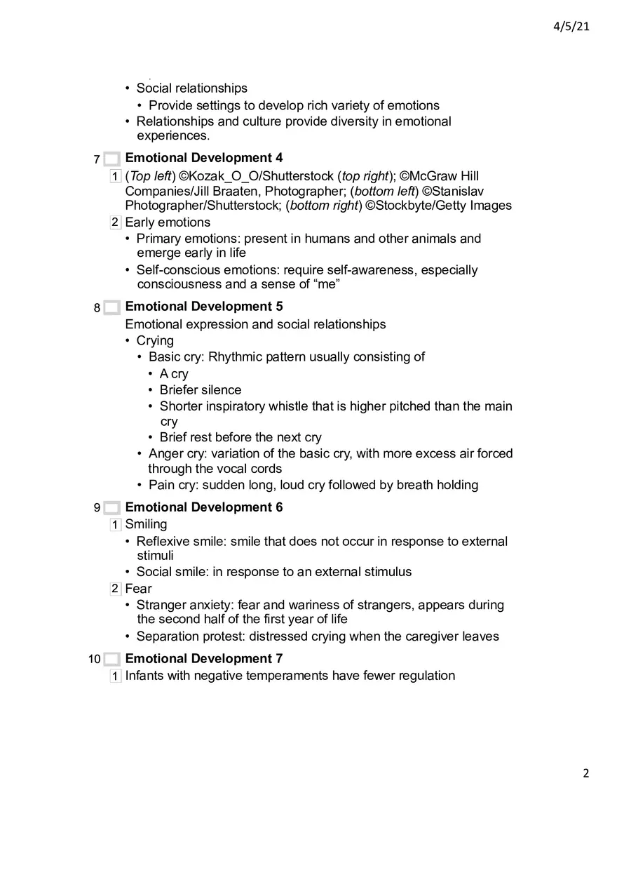 Chapter 4 Socioemotional Development in Infancy - Page 2