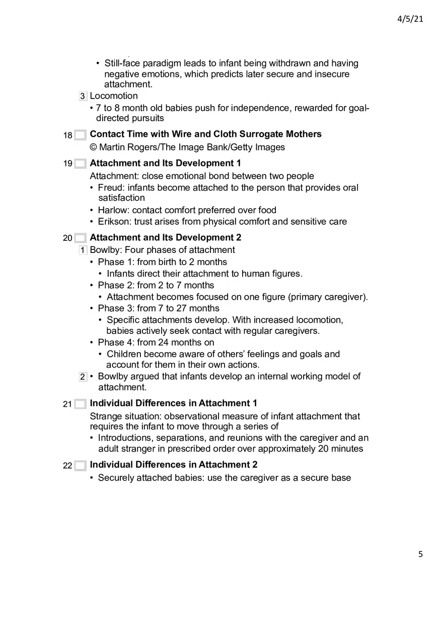 Chapter 4 Socioemotional Development in Infancy - Page 5