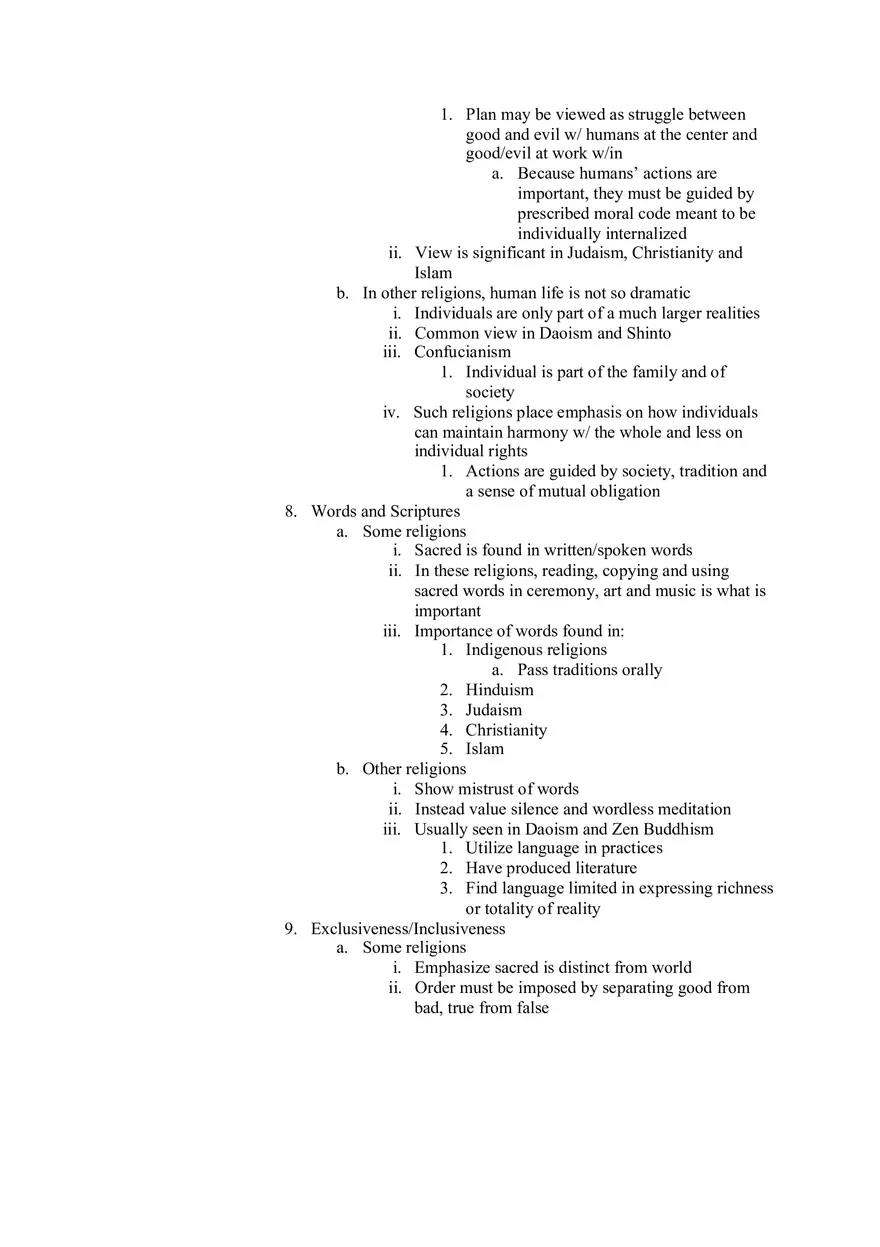 Religion Notes - Page 19