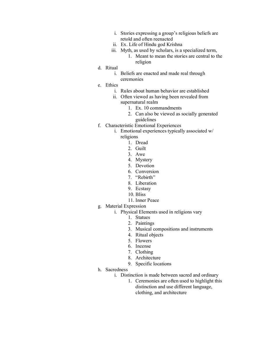 Religion Notes - Page 2