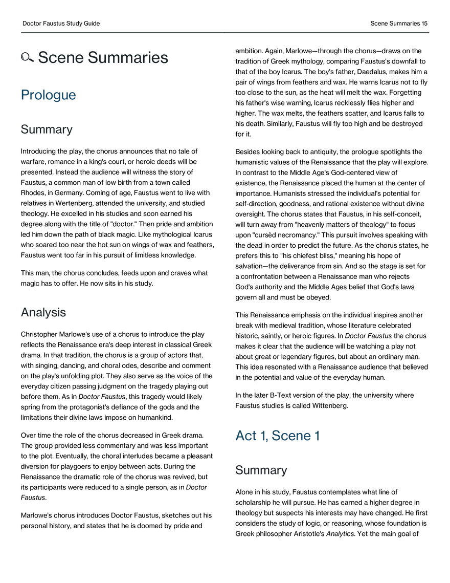 Doctor Faustus Study Guide - Page 7