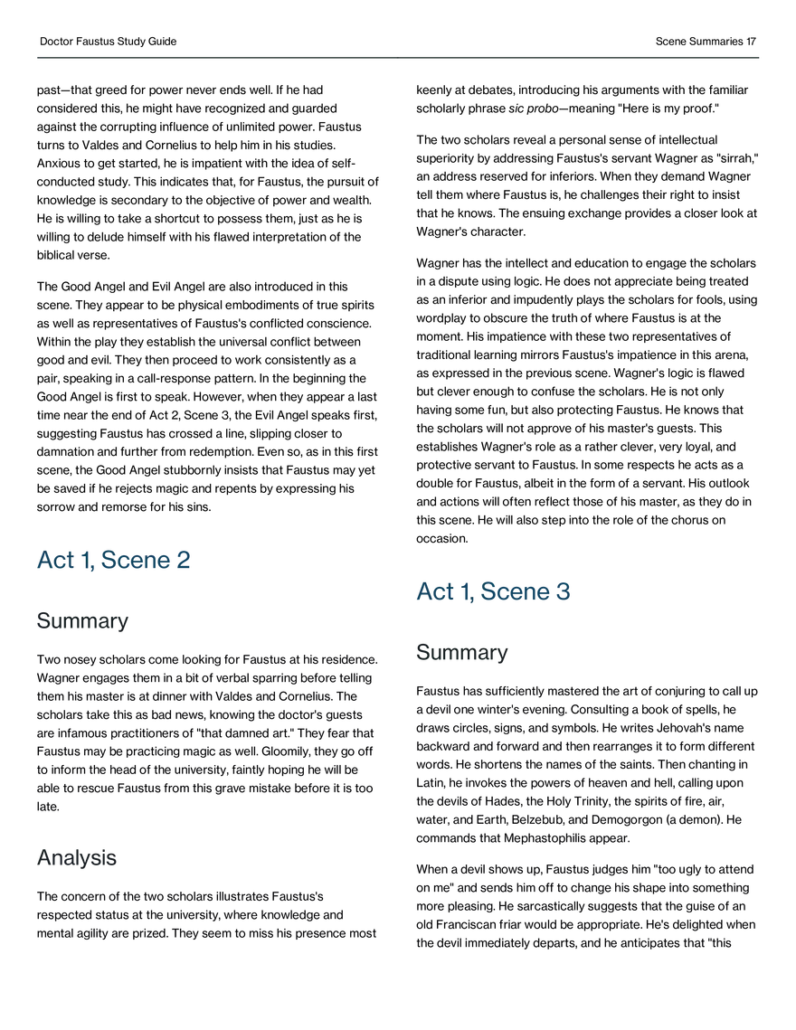 Doctor Faustus Study Guide - Page 9