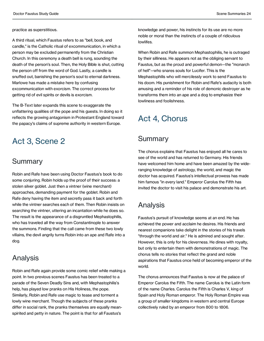 Doctor Faustus Study Guide - Page 17