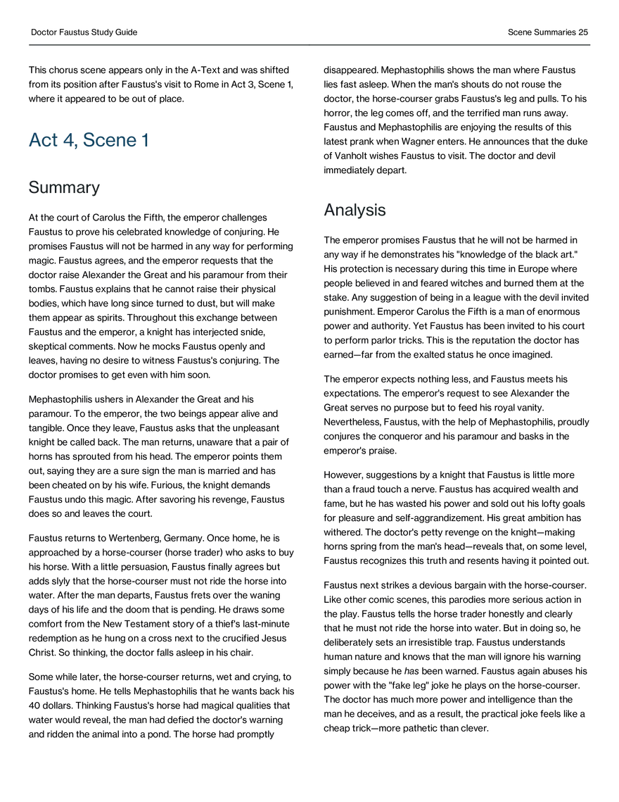 Doctor Faustus Study Guide - Page 18