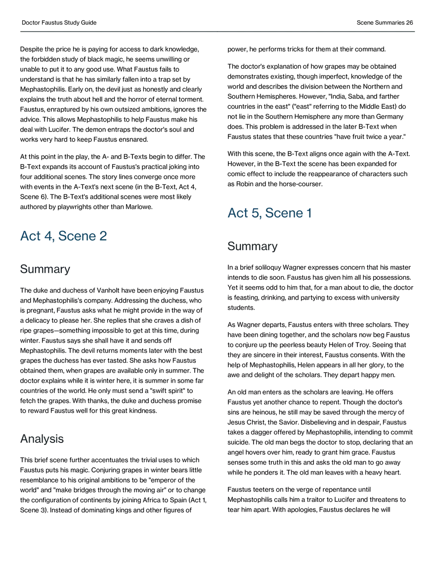 Doctor Faustus Study Guide - Page 19