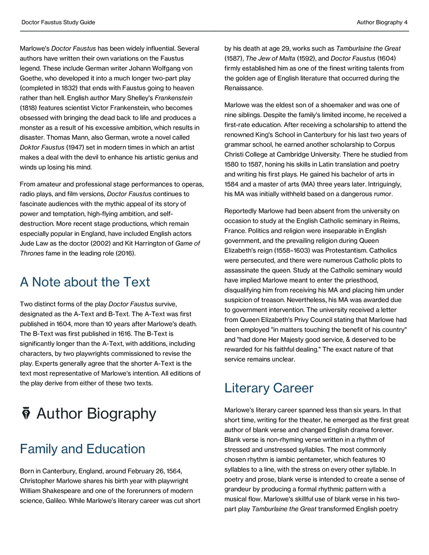 Doctor Faustus Study Guide - Page 24