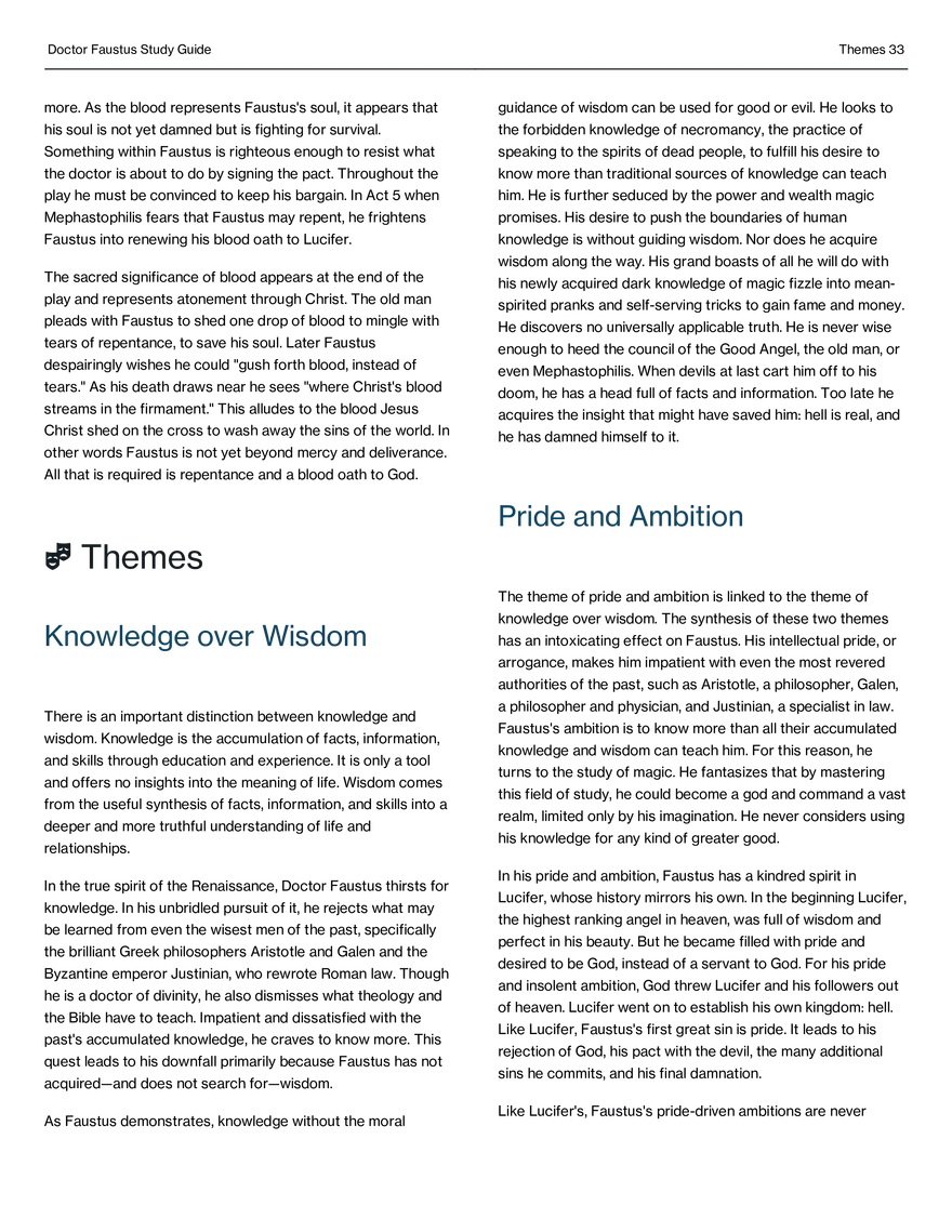 Doctor Faustus Study Guide - Page 27