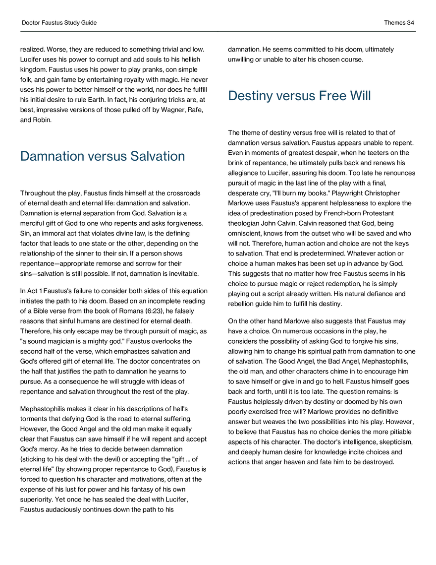 Doctor Faustus Study Guide - Page 28