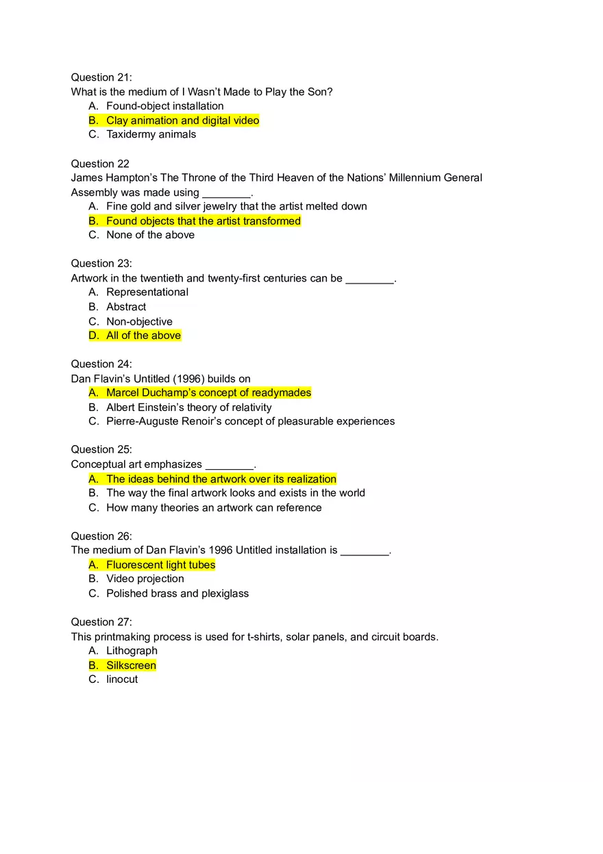 History Impressionism Answers - Page 4
