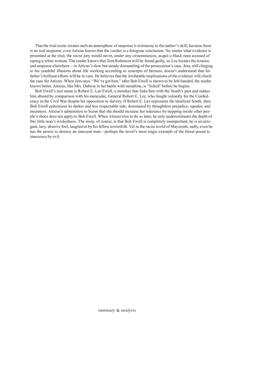 To Kill a Mockingbird Summary & Analysis Ch. 16-17 - Page 2