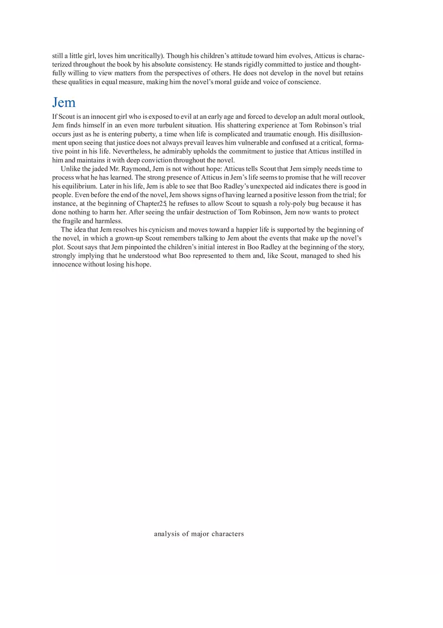 To Kill a Mockingbird Characters - Page 4