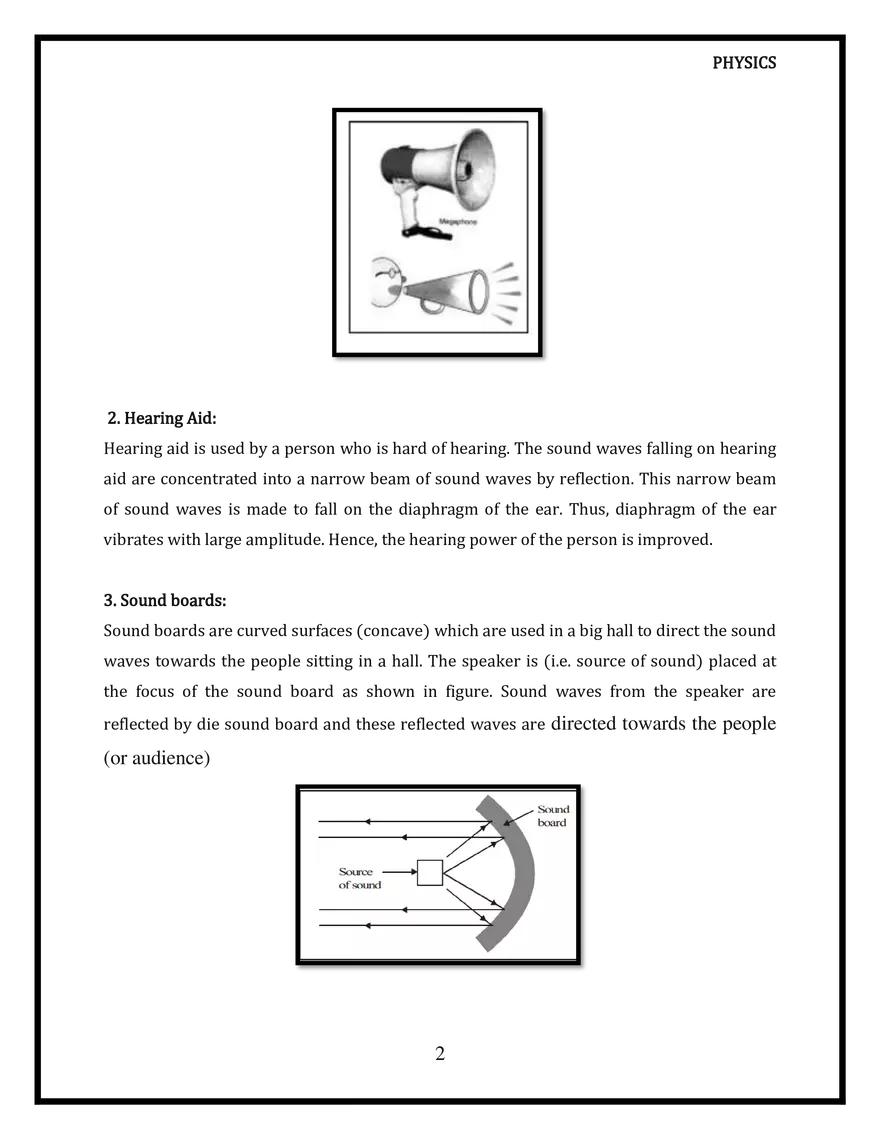 Reflection of Sound - Page 2