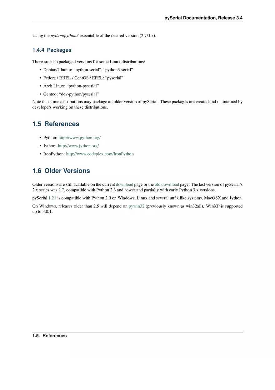 Chapter 1 pySerial - Page 3