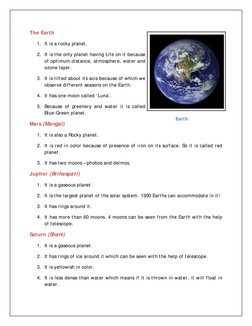 Chapter- 17 Stars and the Solar System - Page 7