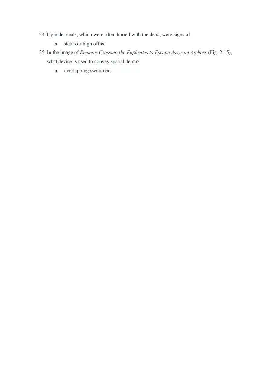 Art History Chapter 2 Test - Page 3