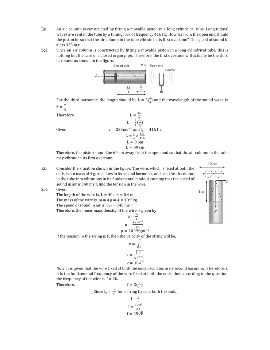Standing Wave in Organ Pipe and Beats - Page 12