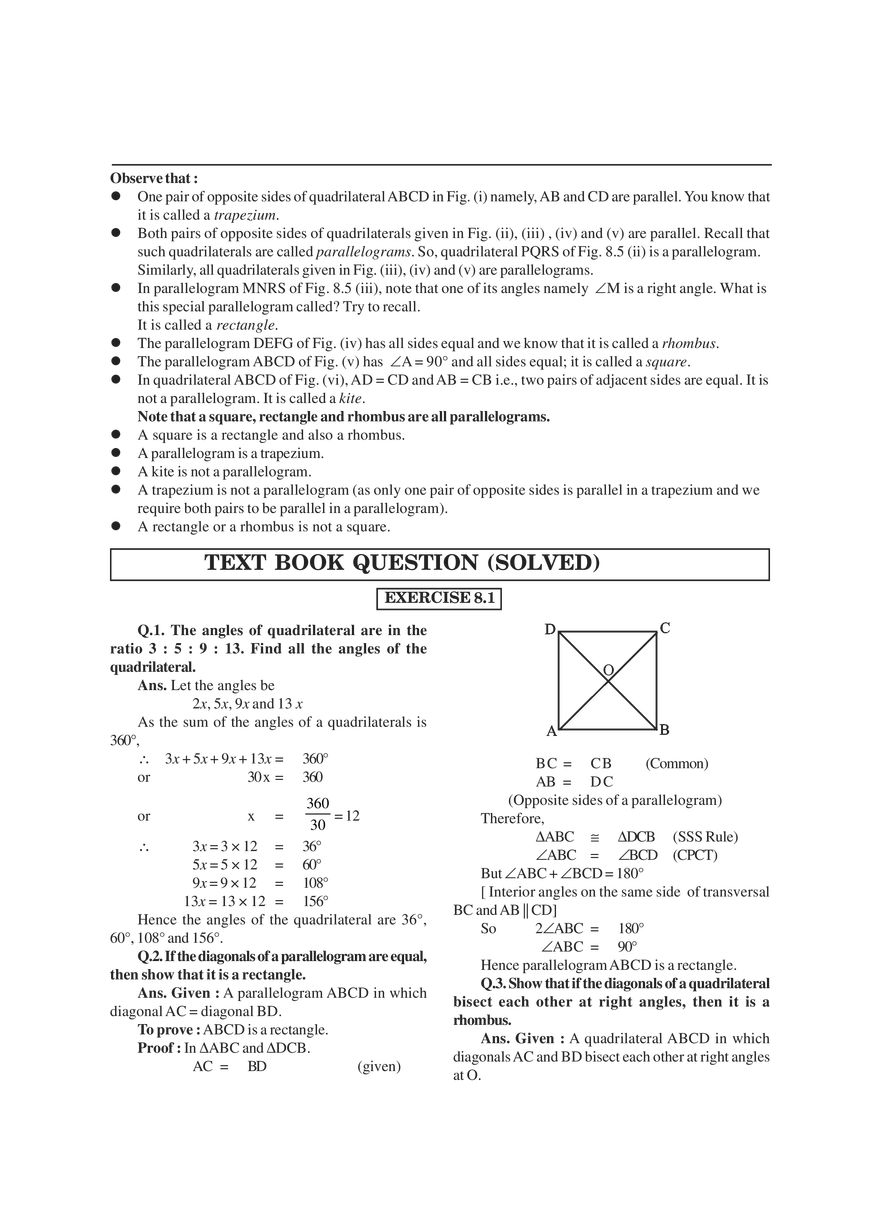 Chapter 8 Quadrilaterals - Page 2