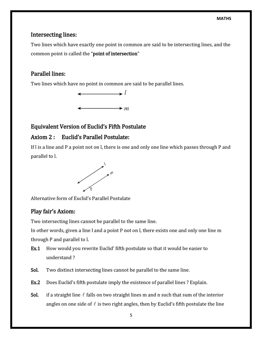 Axioms and Postulates - Page 5