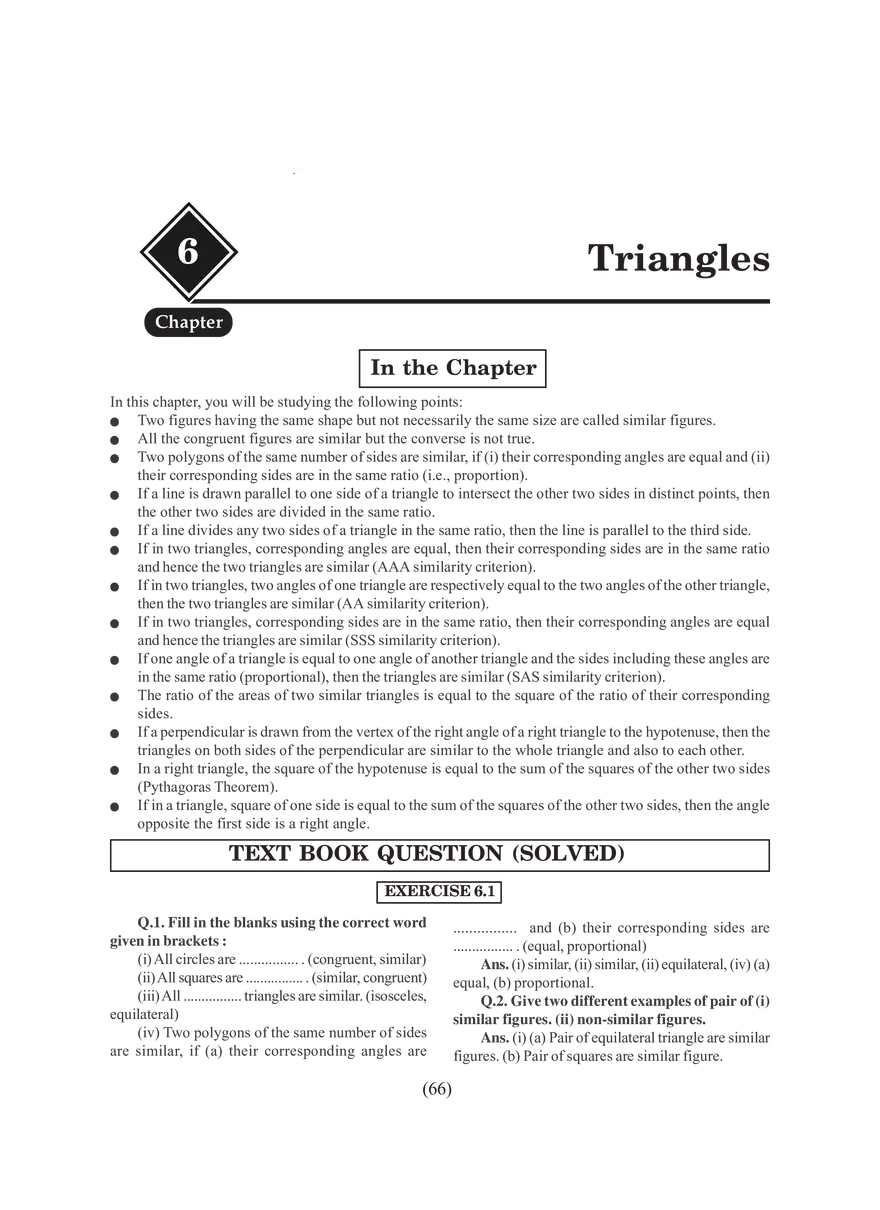 Chapter 6 Triangles - Page 1