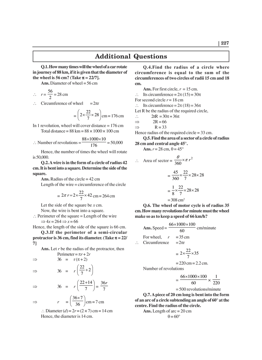 Chapter 12 Areas Related to Circles - Page 3