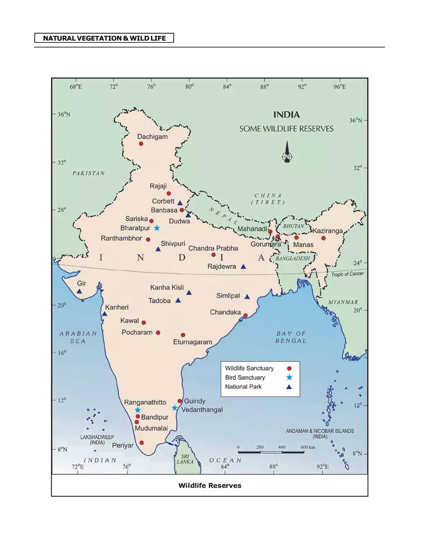 Natural Vegetation & Wild Life of India - Page 7