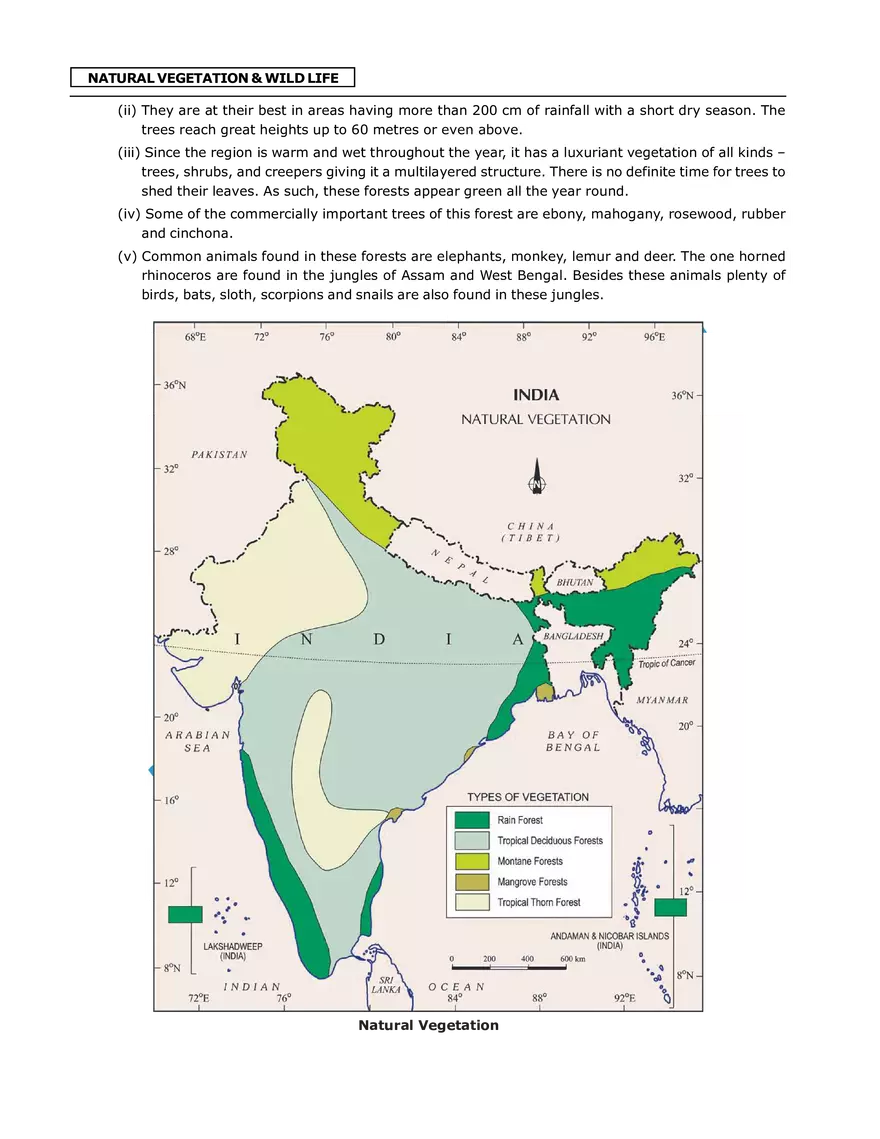 Natural Vegetation & Wild Life of India - Page 3