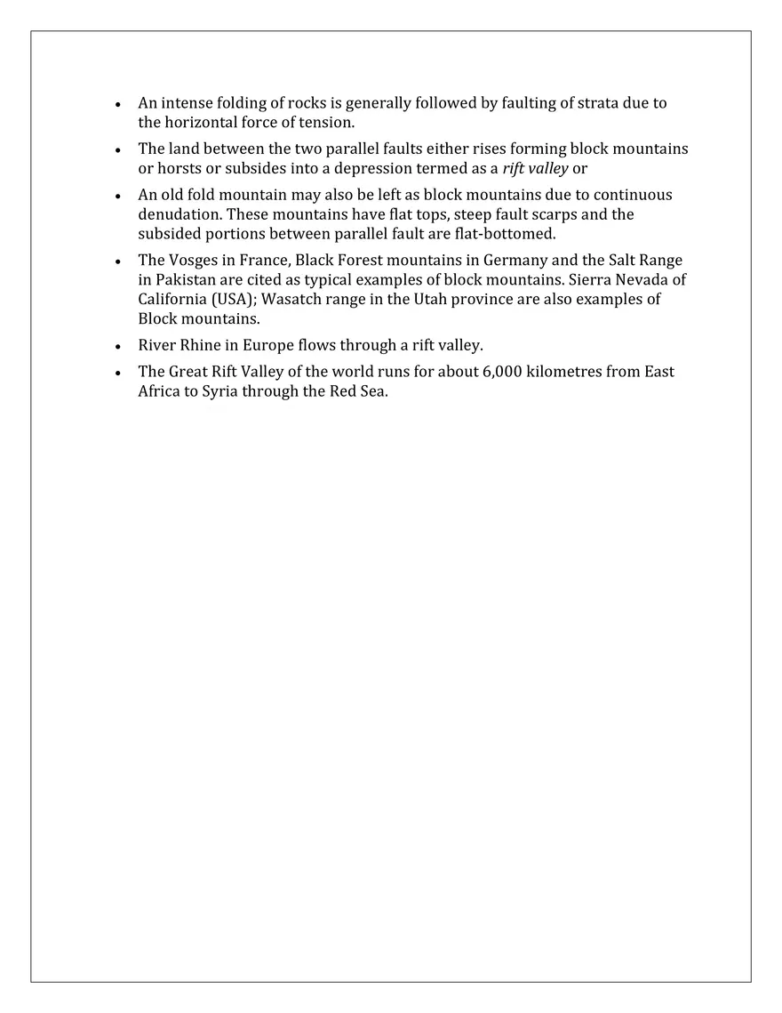 Mountains and Type of Mountain - Page 3