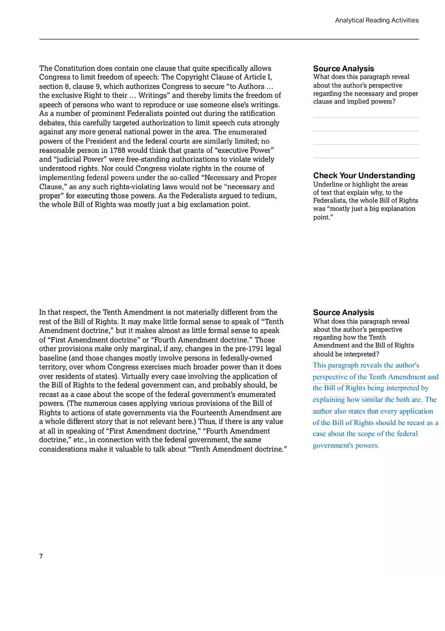 United States Government and Politics Topic 1.8 - Page 8