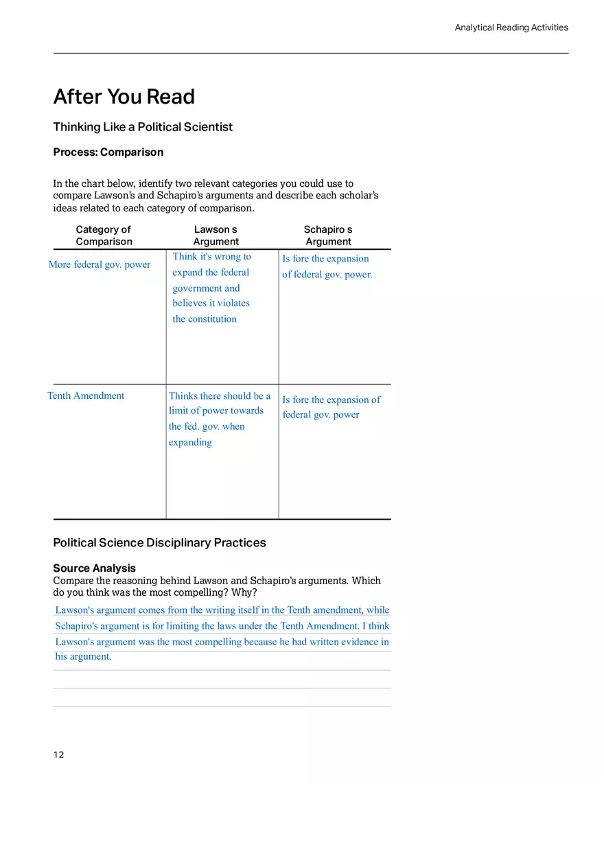 United States Government and Politics Topic 1.8 - Page 3