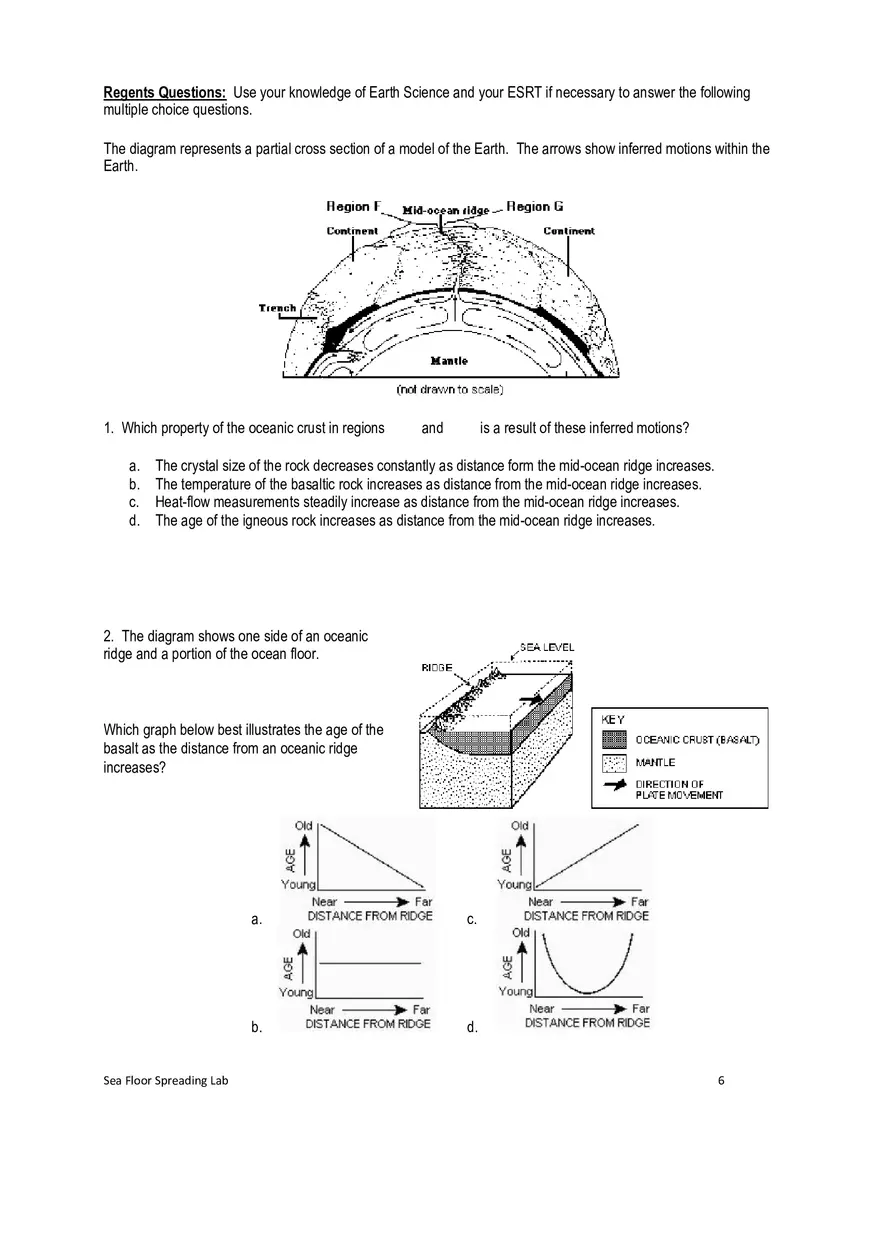 Sea Floor Spreading in the Atlantic Ocean - Page 6