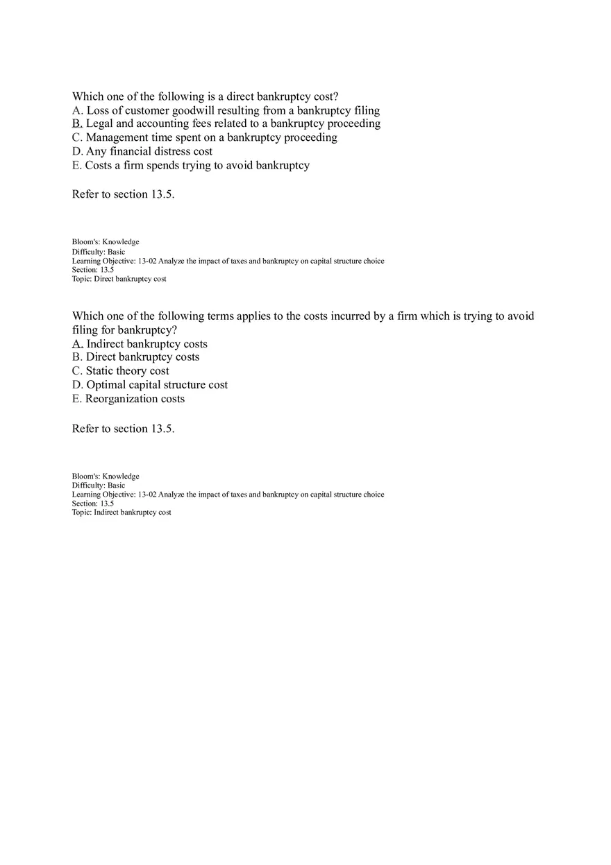 Chapter 13 Leverage and Capital Structure - Page 15