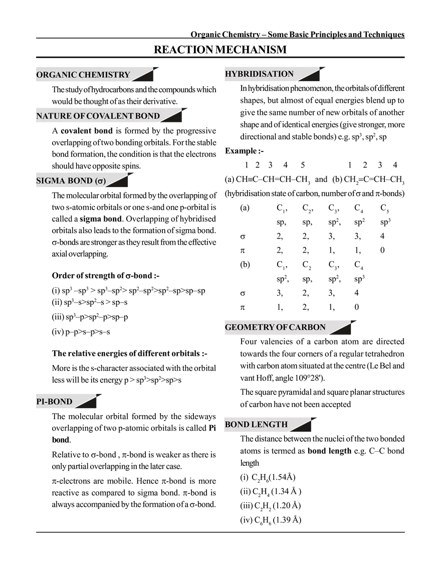 Reaction Mechanism - Page 1
