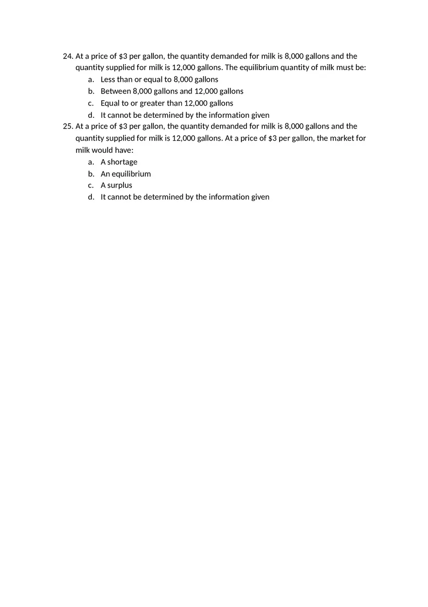 Quiz 1 – Supply and Demand - Page 5