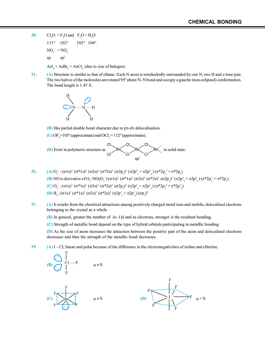 Chemical Bonding Solution - Page 11