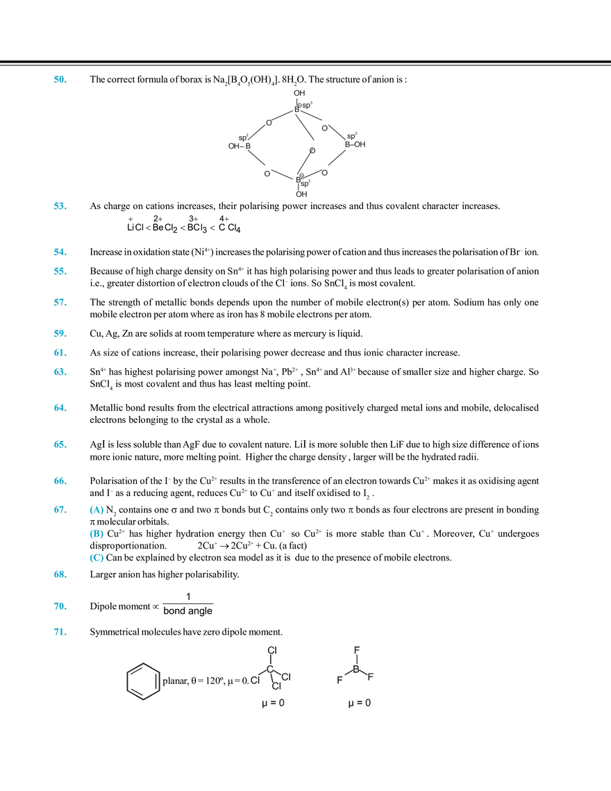Chemical Bonding Solution - Page 15