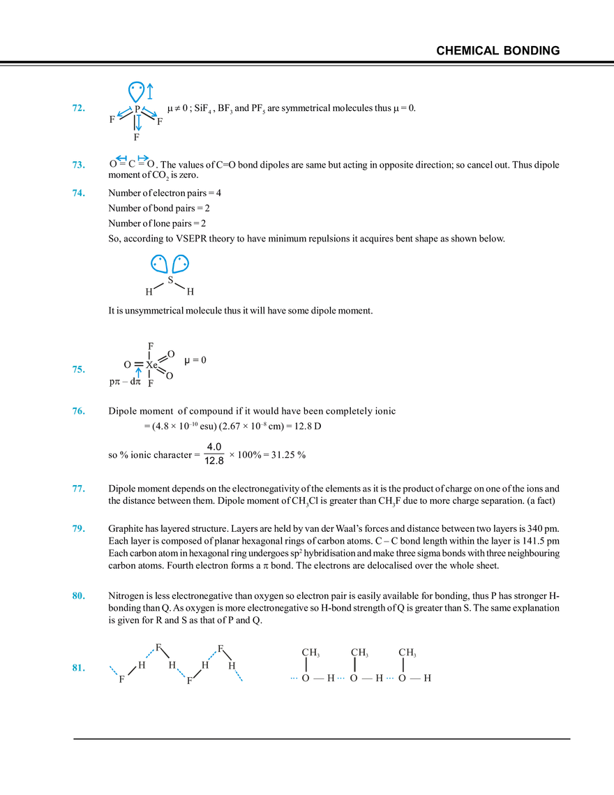 Chemical Bonding Solution - Page 16